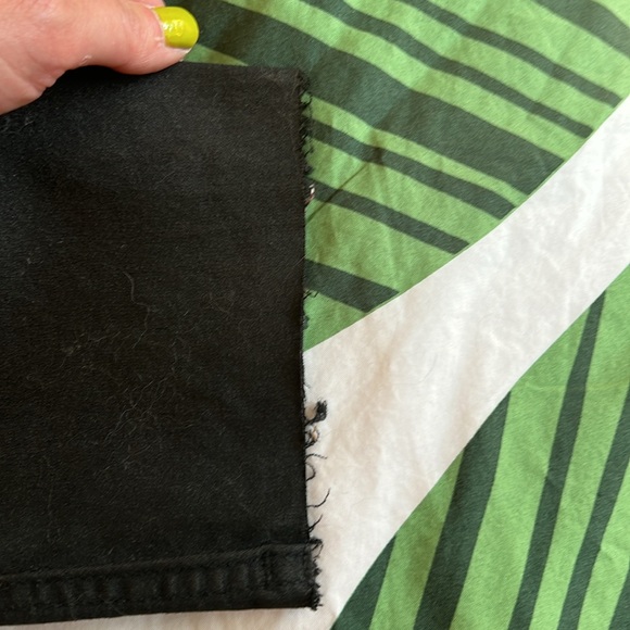 OWN high rise coated ankle skinny with unfinished hem sz27 - Picture 6 of 6